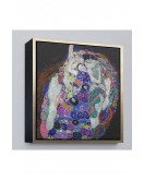 Çerçeveli Gustav Klimt - The Virgin - Bakire Tablosu-8338