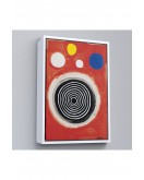 Çerçeveli Alexander Calder - Eşmerkezli Bulutsu Tablo - Concentric Nebula-8103