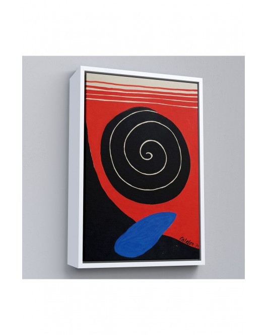 Çerçeveli Alexander Calder - Büyük Kaya Tablosu - Big Boulder-8079