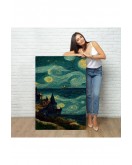 Vincent Van Gogh Tarzı Dalgalı Deniz Tablosu-7689