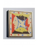 Çerçeveli Pablo Picasso, Dörtlü Yüzler Tablosu-8348