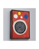 Çerçeveli Alexander Calder - Eşmerkezli Bulutsu Tablo - Concentric Nebula-8103