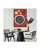 Çerçeveli Alexander Calder - Eşmerkezli Bulutsu Tablo - Concentric Nebula-8103