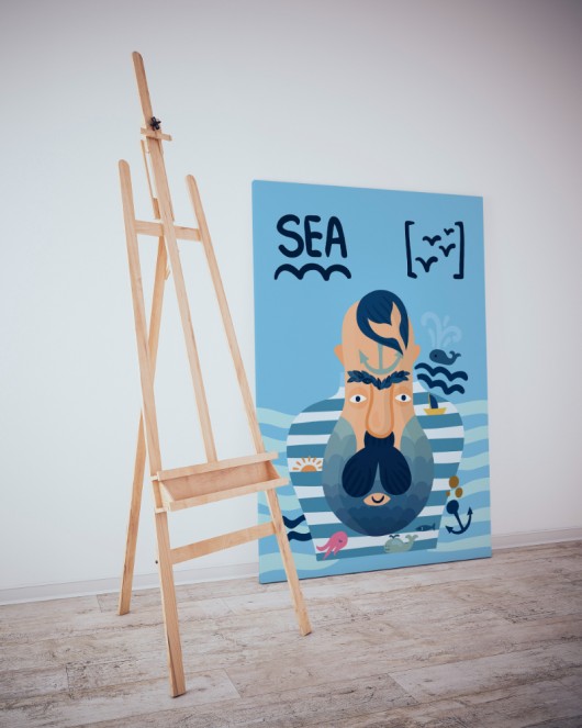 Dekoratif Minimalist Desenler Kanvas Tablo 05 - 30 x 20