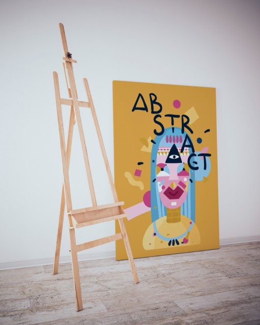 Dekoratif Minimalist Desenler Kanvas Tablo 06 - 30 x 20