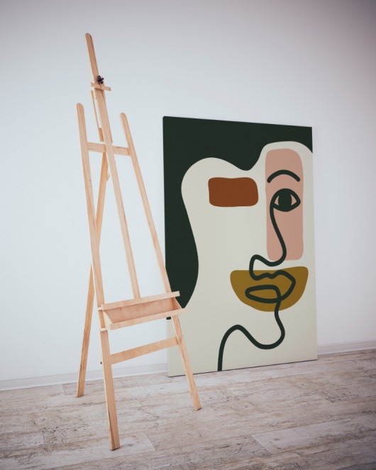 Dekoratif Minimalist Desenler Kanvas Tablo 16 - 30 x 20