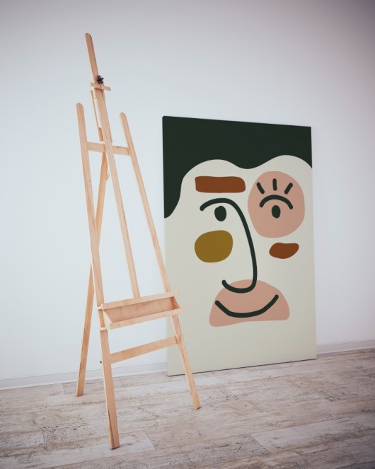 Dekoratif Minimalist Desenler Kanvas Tablo 18 - 30 x 20
