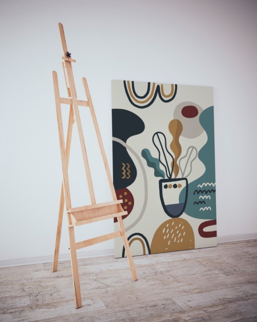 Dekoratif Minimalist Desenler Kanvas Tablo 22 - 30 x 20