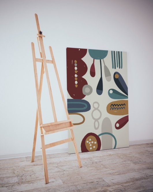 Dekoratif Minimalist Desenler Kanvas Tablo 23 - 30 x 20