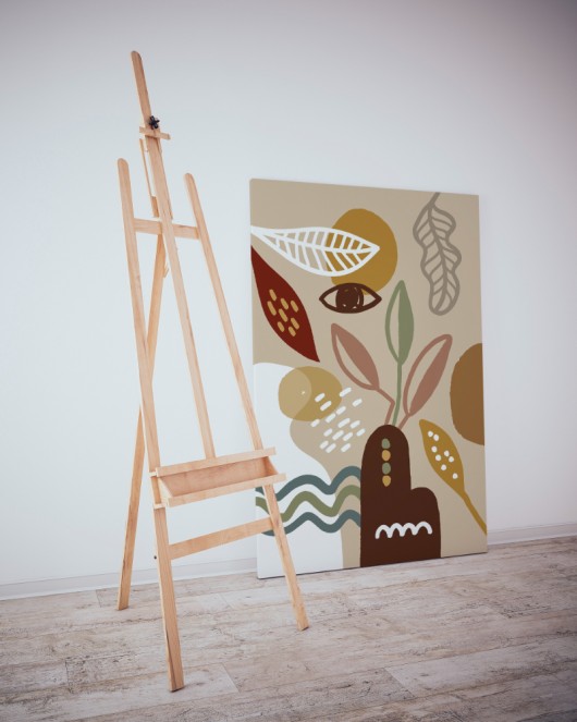 Dekoratif Minimalist Desenler Kanvas Tablo 25 - 30 x 20