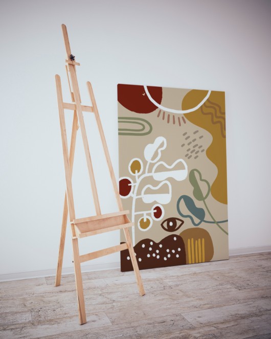 Dekoratif Minimalist Desenler Kanvas Tablo 27 - 30 x 20