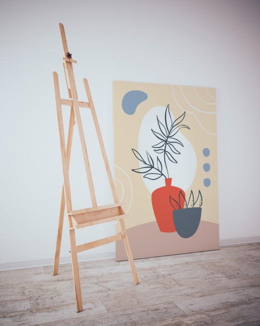 Dekoratif Minimalist Desenler Kanvas Tablo 30 - 30 x 20
