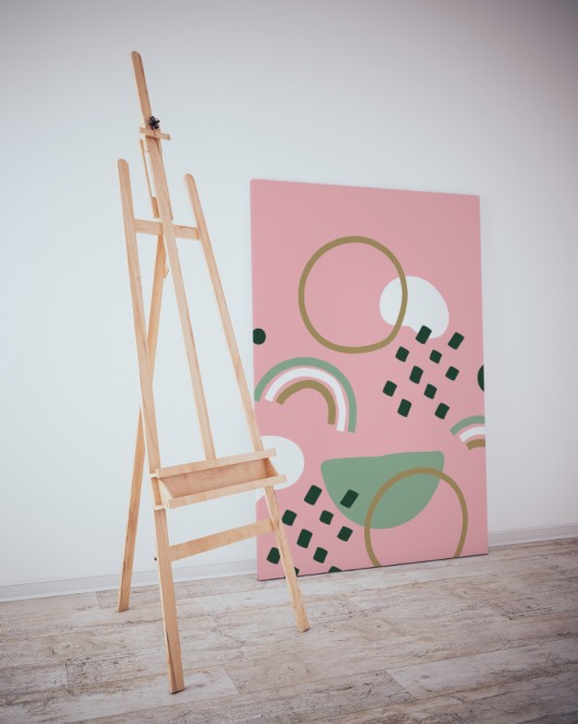 Dekoratif Minimalist Desenler Kanvas Tablo 31 - 30 x 20
