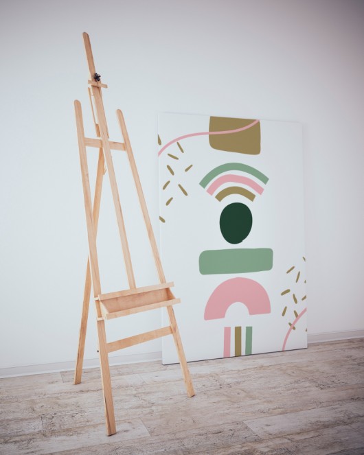 Dekoratif Minimalist Desenler Kanvas Tablo 32 - 30 x 20