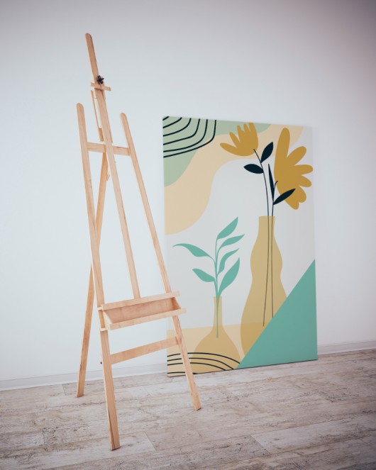 Dekoratif Minimalist Desenler Kanvas Tablo 38 - 30 x 20