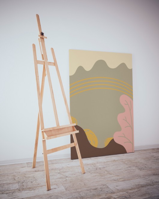 Dekoratif Minimalist Desenler Kanvas Tablo 43 - 30 x 20