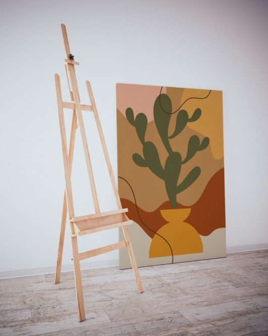 Dekoratif Minimalist Desenler Kanvas Tablo 48 - 30 x 20