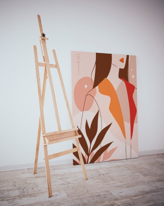 Dekoratif Minimalist Desenler Kanvas Tablo 56 - 30 x 20