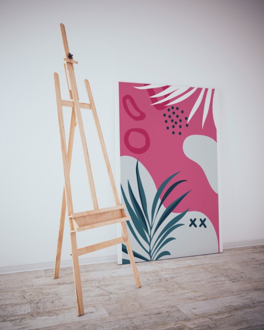 Dekoratif Minimalist Desenler Kanvas Tablo 60 - 30 x 20