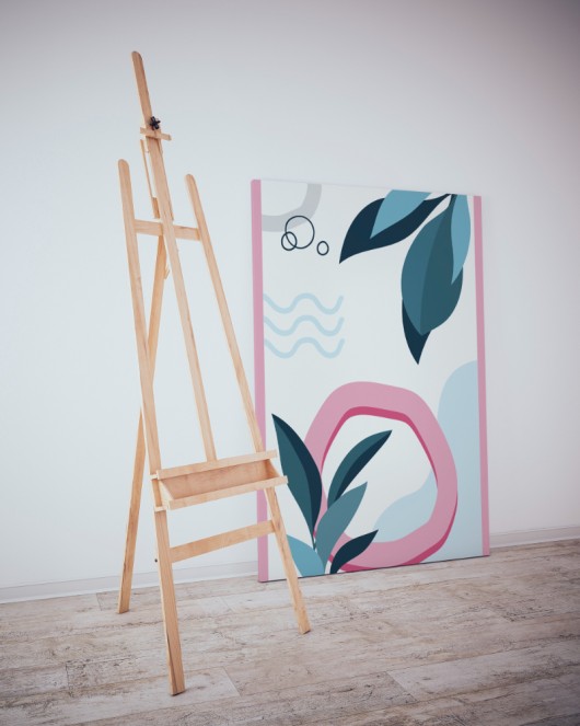 Dekoratif Minimalist Desenler Kanvas Tablo 61 - 30 x 20