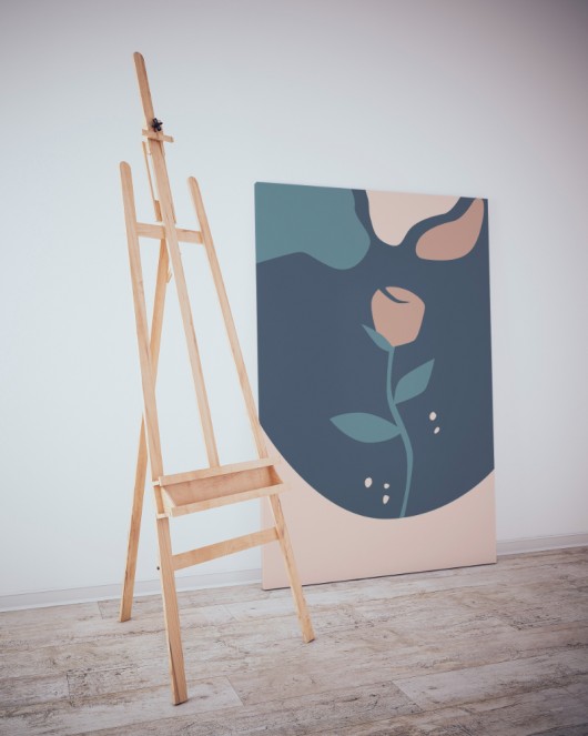Dekoratif Minimalist Desenler Kanvas Tablo 64 - 30 x 20