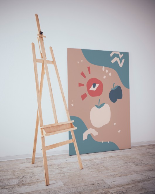 Dekoratif Minimalist Desenler Kanvas Tablo 65 - 30 x 20