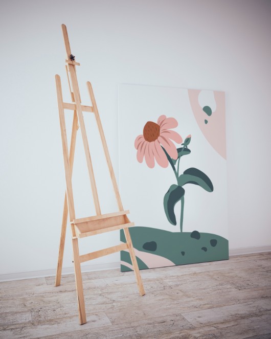 Dekoratif Minimalist Desenler Kanvas Tablo 66 - 30 x 20