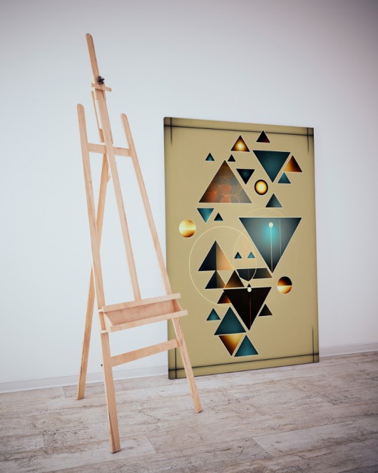 Dekoratif Minimalist Desenler Kanvas Tablo 70 - 30 x 20
