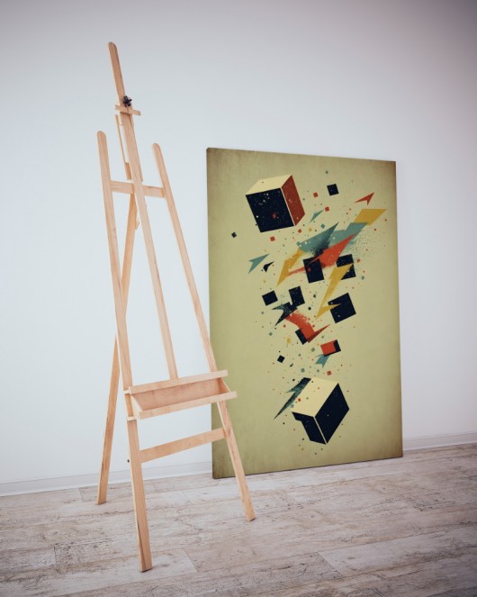 Dekoratif Minimalist Desenler Kanvas Tablo 77 - 30 x 20