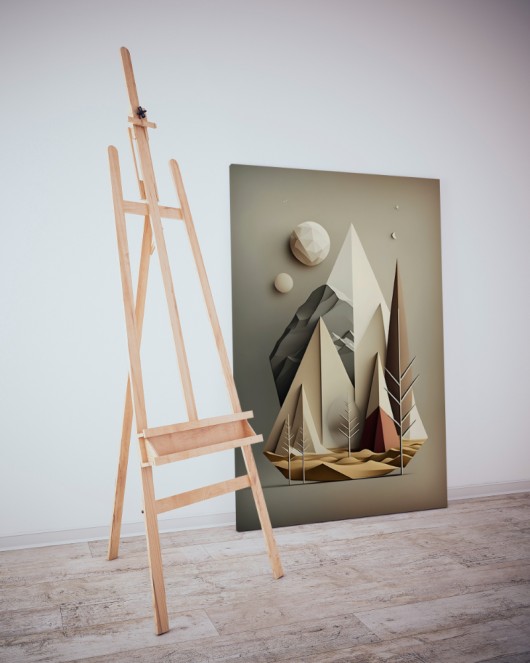 Dekoratif Minimalist Desenler Kanvas Tablo 79 - 30 x 20