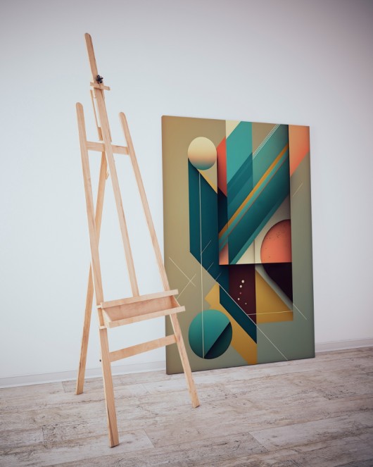 Dekoratif Minimalist Desenler Kanvas Tablo 81 - 30 x 20