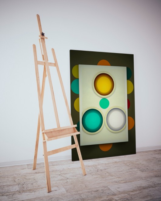 Dekoratif Minimalist Desenler Kanvas Tablo 84 - 30 x 20