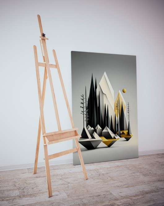 Dekoratif Minimalist Desenler Kanvas Tablo 87 - 30 x 20