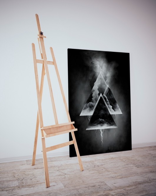 Dekoratif Minimalist Desenler Kanvas Tablo 88 - 30 x 20