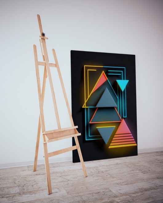 Dekoratif Minimalist Desenler Kanvas Tablo 96 - 30 x 20