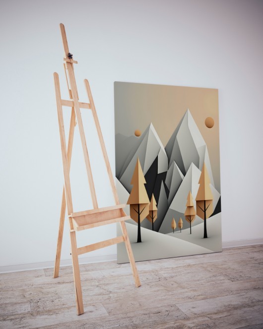 Dekoratif Minimalist Desenler Kanvas Tablo 102 - 30 x 20