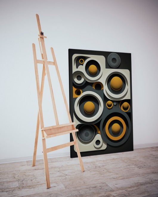 Dekoratif Minimalist Desenler Kanvas Tablo 107 - 30 x 20