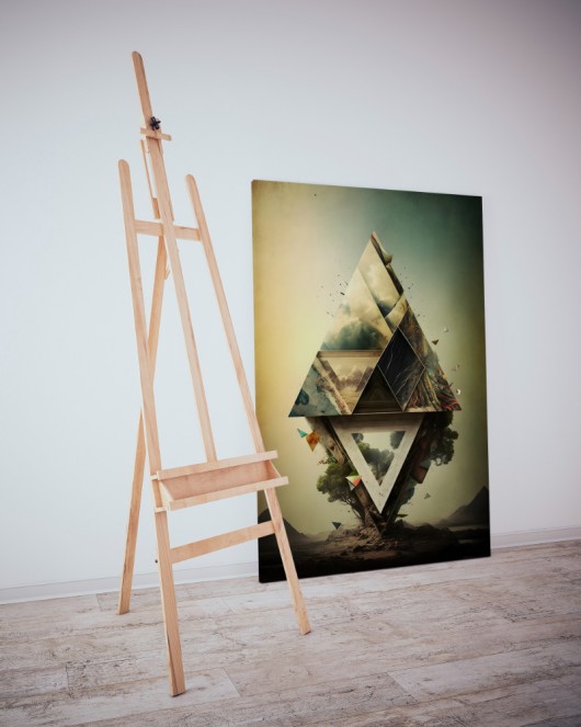 Dekoratif Minimalist Desenler Kanvas Tablo 110 - 30 x 20