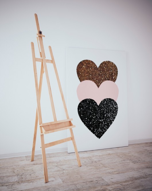 Dekoratif Minimalist Desenler Kanvas Tablo 123 - 30 x 20