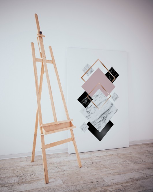 Dekoratif Minimalist Desenler Kanvas Tablo 125 - 30 x 20