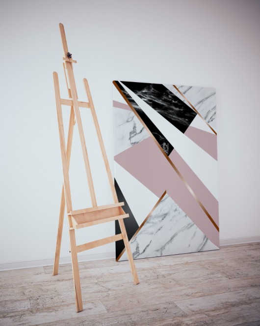 Dekoratif Minimalist Desenler Kanvas Tablo 130 - 30 x 20