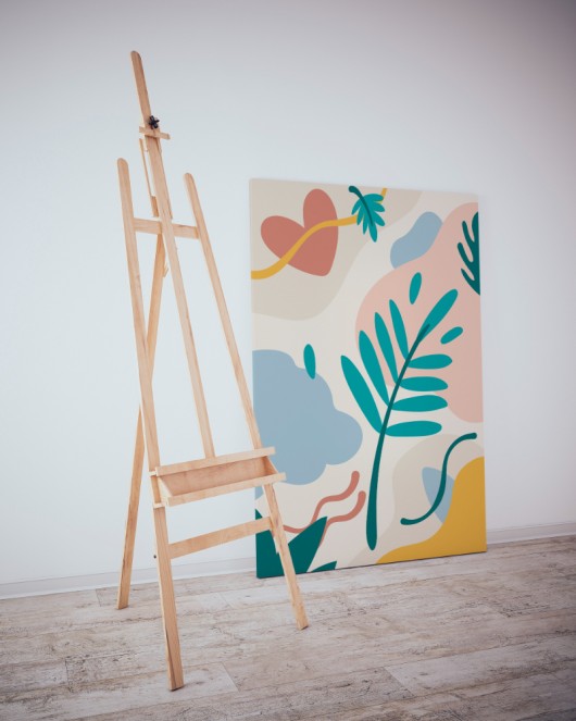 Dekoratif Minimalist Desenler Kanvas Tablo 195 - 30 x 20