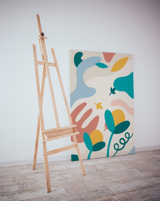 Dekoratif Minimalist Desenler Kanvas Tablo 196 - 30 x 20