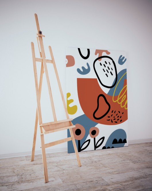 Dekoratif Minimalist Desenler Kanvas Tablo 203 - 30 x 20