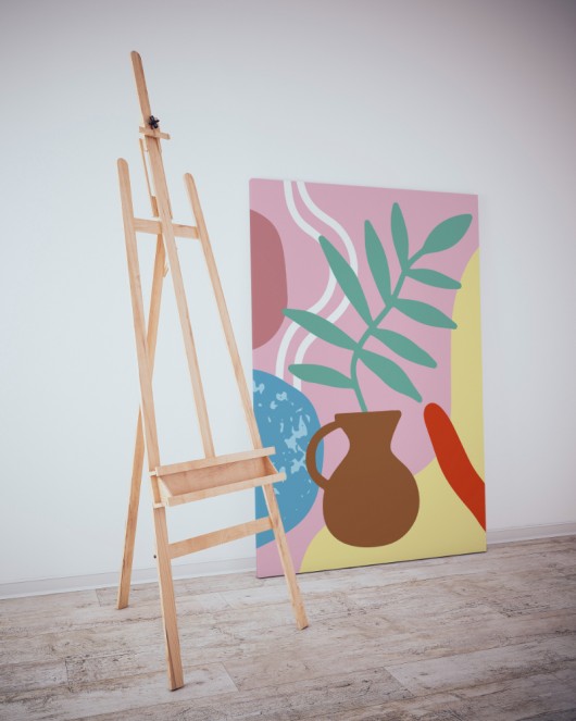 Dekoratif Minimalist Desenler Kanvas Tablo 209 - 30 x 20