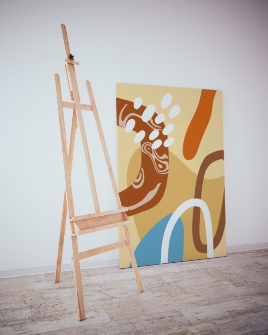 Dekoratif Minimalist Desenler Kanvas Tablo 210 - 30 x 20