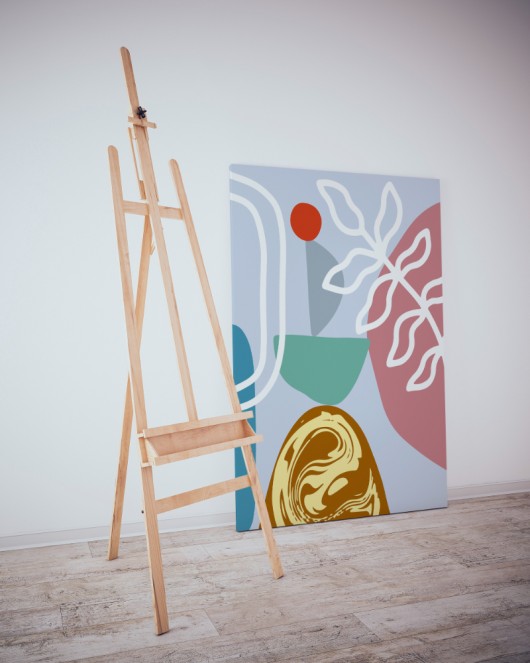 Dekoratif Minimalist Desenler Kanvas Tablo 211 - 30 x 20