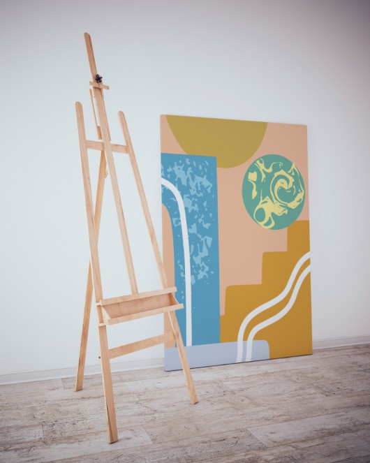 Dekoratif Minimalist Desenler Kanvas Tablo 212 - 30 x 20