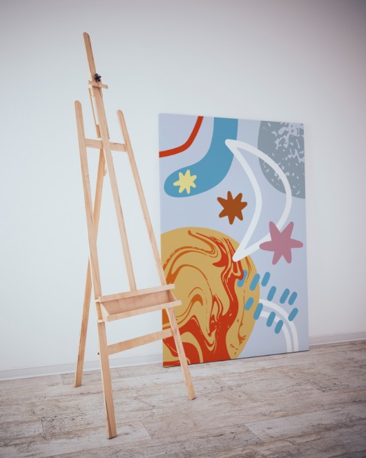 Dekoratif Minimalist Desenler Kanvas Tablo 213 - 30 x 20