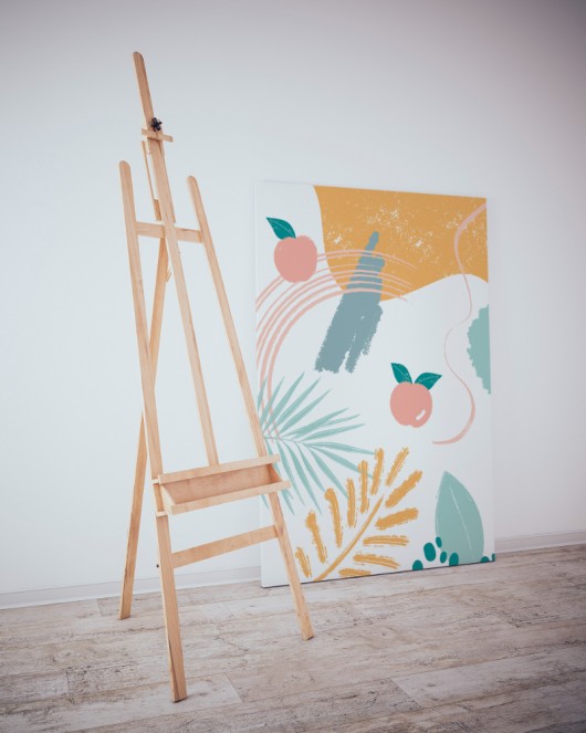 Dekoratif Minimalist Desenler Kanvas Tablo 219 - 30 x 20